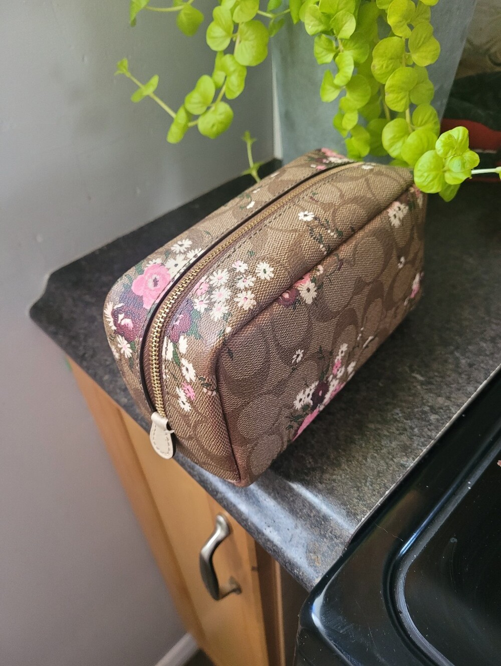 Coach Floral Makeup Bag